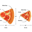 Load image into Gallery viewer, P.L.A.Y. Snack Attack Collection - Puppy-roni Pizza Toy feature and sizing image