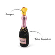 Load image into Gallery viewer, P.L.A.Y. Puppin' Champagne Dog Toy side view with features shown