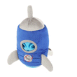 Load image into Gallery viewer, P.L.A.Y. Alien Buddies Starblaster Toy - GIF showing how the plush can be ripped to reveal the inner rubber-like treat dispensing toy