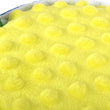 Load image into Gallery viewer, P.L.A.Y. Barktender Collection - Pup-artia Toy close up of yellow drink fabric