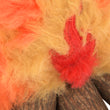 Load image into Gallery viewer, P.L.A.Y. Camp Corbin Cozy Campfire Toy close-up of fabric used for fire