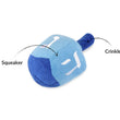 Load image into Gallery viewer, Paw-nukkah Collection Doggy Dreidel Toy - features shown