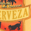 Load image into Gallery viewer, P.L.A.Y. Tropical Paradise Collection - Canine Cerveza Toy close-up of label