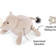 Load image into Gallery viewer, P.L.A.Y. Big Five of Africa Collection - Rhino Toy features shown