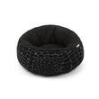 Load image into Gallery viewer, P.L.A.Y. Feline Frenzy Donut Cuddler Bed - Kalahari Black