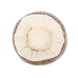 Load image into Gallery viewer, P.L.A.Y. Feline Frenzy Donut Cuddler Bed - Sepia Espresso top view