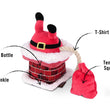 Load image into Gallery viewer, Merry Woofmas Collection Clumsy Claus Toy with features pointed out