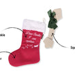 Load image into Gallery viewer, Merry Woofmas Collection Good Dog Stocking Toy with features pointed out
