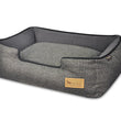 Load image into Gallery viewer, Houndstooth Lounge Bed in Shadow Gray