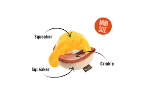 Barking Brunch Collection - Mini Size Benny's Benedict toy with features