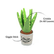 Load image into Gallery viewer, Blooming Buddies Collection by P.L.A.Y. Aloe-ve You Toy with features pointed out