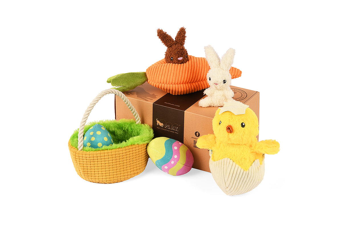 Easter Dog Toys P.L.A.Y.'s Hippity Hoppity Collection