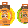 Load image into Gallery viewer, P.L.A.Y. ZoomieRex EverLick Mats both colors shown in ready-to-merchandise packaging