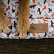 Load image into Gallery viewer, Scout & About Outdoor Chill Pad in Vanilla with dog's paws only on mat