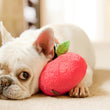 Load image into Gallery viewer, P.L.A.Y. Garden Fresh Collection - Apple Toy with white Frenchie cuddling it