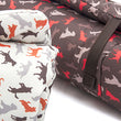 Load image into Gallery viewer, Scout & About Outdoor Chill Pad in Mocha and Vanilla rolled up close ups of print
