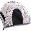 Load image into Gallery viewer, Variant: Outdoor Dog Tent PY6006BSFScout & About Outdoor Dog Tent by P.L.A.Y. - vanilla colorway with whimsical dog print shown