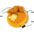 Load image into Gallery viewer, Barking Brunch Collection by P.L.A.Y. Chicken & Woofles Toy with features pointed out