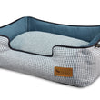 Load image into Gallery viewer, Houndstooth Lounge Bed in Light Blue