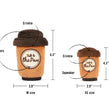 Load image into Gallery viewer, P.L.A.Y.&#39;s Pup Cup Cafe Collection - Doggo&#39;s Java Toy features and sizing shown

