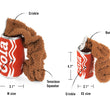 Load image into Gallery viewer, P.L.A.Y. Snack Attack Collection - Good Boy Cola Toy feature and sizing image
