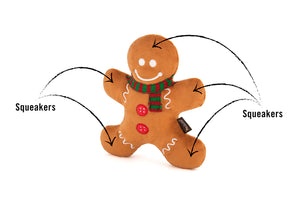 Holiday Classic Collection by P.L.A.Y. - Holly Jolly Gingerbread Man Toy feature image