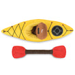 Load image into Gallery viewer, P.L.A.Y. Camp Corbin K9 Kayak Toy - paddle detached to show it&#39;s a two-piece toy
