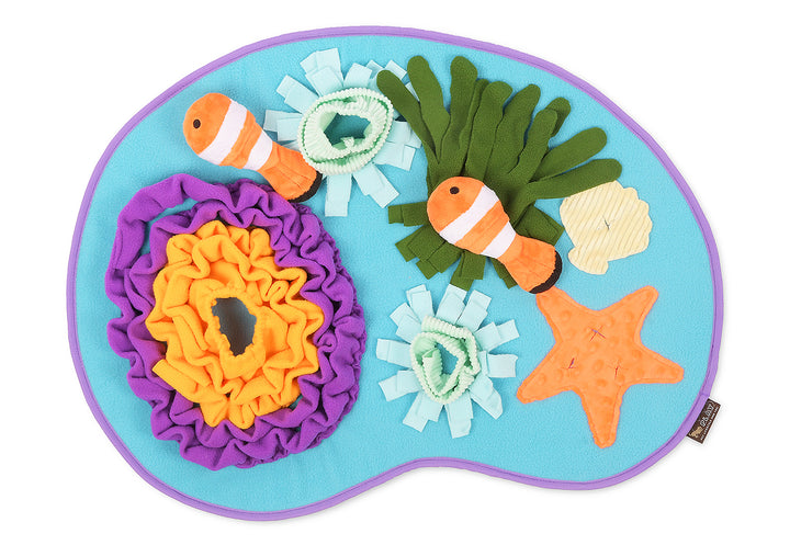 P.L.A.Y. Coral Cove Snuffle Mat - view from the top