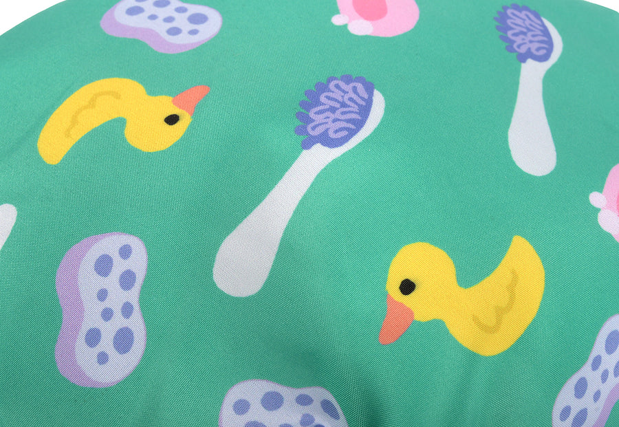 P.L.A.Y. Splish Splash Collection - Shower Quack toy closeup of pattern