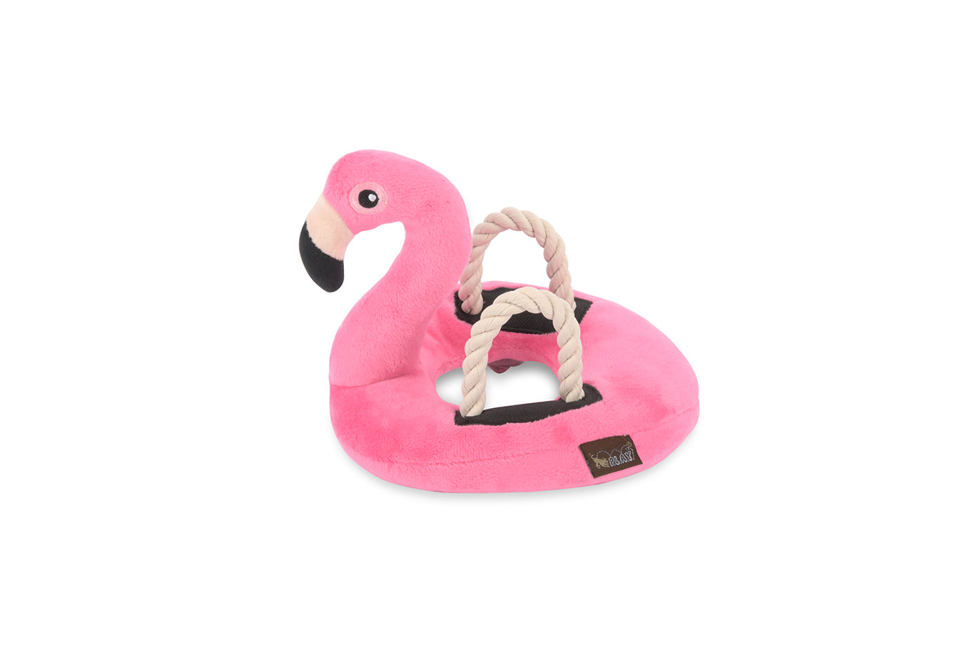 Flamingo Float: Plush Summer Dog Toy by P.L.A.Y.