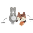 Load image into Gallery viewer, Feline Frenzy Forest Friends Collection - Foxy &amp; Hopsy Toy Set with features shown
