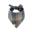 Load image into Gallery viewer, The Rockstar Bandana by P.L.A.Y. - brown and blue striped side
