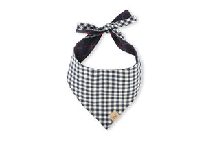 The Trendsetter Bandana by P.L.A.Y. - blue and white checkered pattern shown