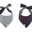 Load image into Gallery viewer, The Trendsetter Bandana by P.L.A.Y. - reversible dog bandana with both prints showing
