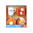 Load image into Gallery viewer, IHOP x P.L.A.Y. Breakfast Sampler bundle packaging shown with all four toys inside
