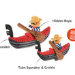 Load image into Gallery viewer, P.L.A.Y. Totally Touristy Giuseppe’s Gondola - medium and extra small sizes shown with features pointed out

