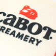 Load image into Gallery viewer, Cabot Creamery x P.L.A.Y. Seriously Sharp Squeaker close up of Cabot Creamery logo
