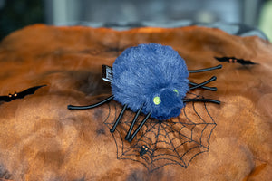 P.L.A.Y. Feline Frenzy Halloween Creepy Critters Toy Set - spider toy showcased on web