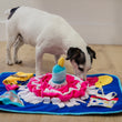 Load image into Gallery viewer, P.L.A.Y. Woof-day Celebration Snuffle Mat - little white dog sniffing mat
