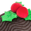 Load image into Gallery viewer, Holiday Classic Collection by P.L.A.Y. - Yummy Yuletide Log Toy close up of holly detail
