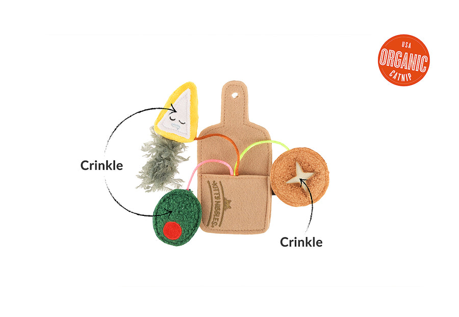 P.L.A.Y. Feline Frenzy Purrfect Pairings Toy Set on a white background