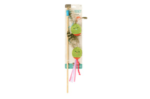 P.L.A.Y. Purrfectly Pitted Wand Toy in packaging on a white background