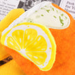Load image into Gallery viewer, P.L.A.Y. International Classic Chippy Chews closeup of fish with lemon and tarter sauce details
