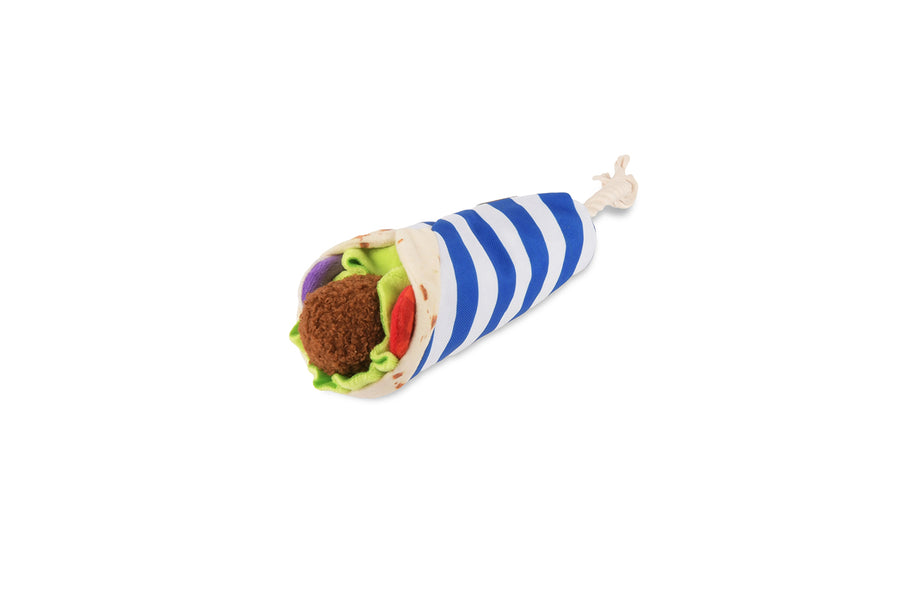 P.L.A.Y. International Classic Fur-lafel Wrap Dog Toy