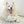 Load image into Gallery viewer, P.L.A.Y. Splish Splash Collection - fluffy white dog on bathroom tile floor with tub-shaped toy
