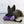 Load image into Gallery viewer, P.L.A.Y.&#39;s Splish Splash Collection - Howlin&#39; Hair Dryer Toy underneath black Scottish Terrier Dog&#39;s head on white tile floor in bathroom
