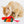 Load image into Gallery viewer, A ginger cat sniffing P.L.A.Y. Feline Frenzy Toma-toe Beans toy set on a white background
