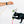 Load image into Gallery viewer, Person holding the P.L.A.Y. Purrfectly Pitted Wand Toy in their hand while a black cat claws and bites the olive on a white background
