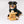 Load image into Gallery viewer, P.L.A.Y.&#39;s Picked Fresh Potato Pals Toy lifestyle image of a fluffy dog with a plush toy labeled &#39;Best Spuds&#39; on a white background
