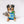 Load image into Gallery viewer, P.L.A.Y. Picked Fresh Crunch Bunch Toy: Dog posing with celery bag toy looking into camera on a white background
